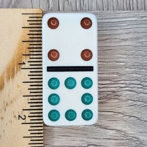 4:8 Replacement Dominoes Large Dot Shiny Color 2 X 1 X 5/8th